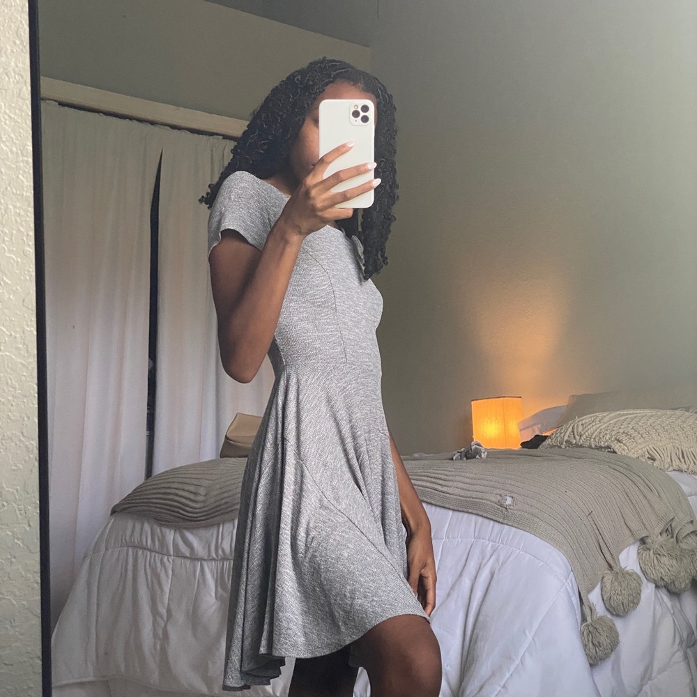 Simple Grey Dress